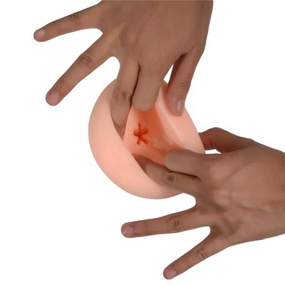 Silicone het Kleine Pussy Realistische Speelgoed van het de Kopgeslacht van de Vagina Volwassen Masturbatie voor Mensen