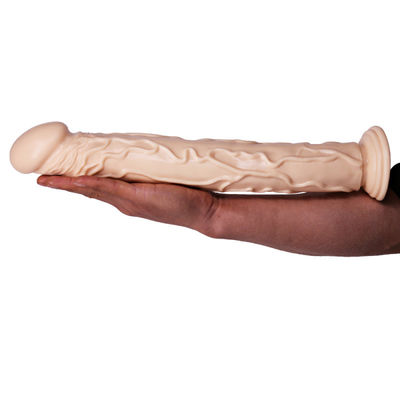 15 inch levensechte flexibele dikke realistische enorme monsterdildo met sterke zuignap