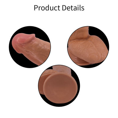Aanpasbare kleuren beschikbaar PVC zwarte dildo's voor vrouwen enorme realistische seksspeeltjes