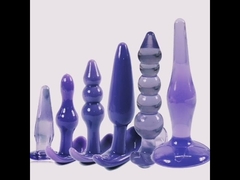 Buttplug, anaalplug, 6 stuks voor mannen en vrouwen, anale kralen, prostaatstimulatorspeelgoed, anale speeltjes, anale seksspeeltjes, siliconen plugset kont, anale pluggen, seksspeeltjes, speelgoed voor volwassenen, speelgoed voor seksplezier voor vrouwen